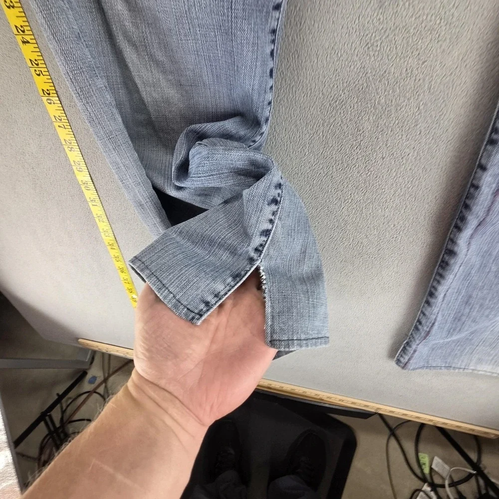 Vintage Levis Engineered Jeans Mens Blue Buckle Back Altered Fits 29x30